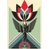 SHEPARD FAIREY (OBEY) - Sérigraphie "LOTUS ANGEL" 91x61cm