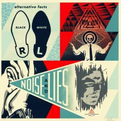 SHEPARD FAIREY (OBEY) - Sérigraphie "ALTERNATIVE FACTS" 61x61cm - 2022