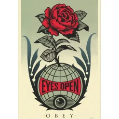 SHEPARD FAIREY (OBEY) - Sérigraphie "EYES OPEN" 91x61cm