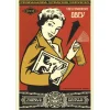 SHEPARD FAIREY (OBEY) - Sérigraphie "OBEY STAY UP GIRL" 91x61cm