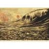 SHEPARD FAIREY (OBEY) - Sérigraphie "DARK WAVE" 61x91cm