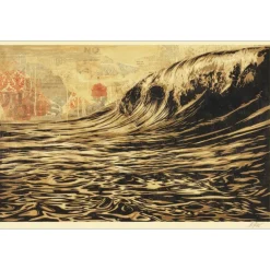 SHEPARD FAIREY (OBEY) - Sérigraphie "DARK WAVE" 61x91cm