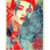 SHEPARD FAIREY (OBEY) - Sérigraphie "FRACTURED HARMONY" 61x46cm - 2025