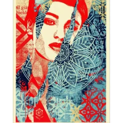 SHEPARD FAIREY (OBEY) - Sérigraphie "FRACTURED HARMONY" 61x46cm - 2025