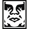 SHEPARD FAIREY (OBEY) - Sérigraphie "FACE WHITE 02" 76x63cm