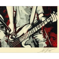 SHEPARD FAIREY (OBEY) - Sérigraphie "Just a Minor Threat" 46x61cm - 2023