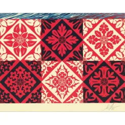 SHEPARD FAIREY (OBEY) - Sérigraphie "WAVE OF DISTRESS" 91x61cm