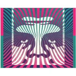 SHEPARD FAIREY (OBEY) - Sérigraphie "OP ART" 91x61cm