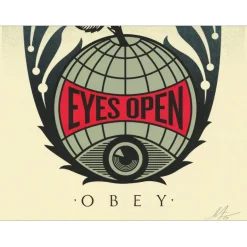 SHEPARD FAIREY (OBEY) - Sérigraphie "EYES OPEN" 91x61cm