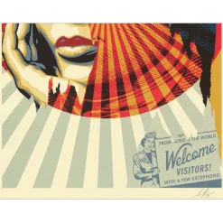 SHEPARD FAIREY (OBEY) - Sérigraphie "TARGET EXCEPTIONS" 91x61cm