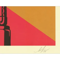 SHEPARD FAIREY (OBEY) - Sérigraphie "AK-47 Lotus " 91x61cm