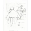 SIMON-AUGUSTE - Estampe "Le bar" 32x25cm