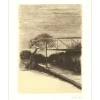 SKIRA Pierre - Lithographie originale "Au bout du chemin" 41x32cm - 1978