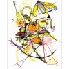 SMAEL (Ismaël Vagner) - HPM, Aquarelle et sérigraphie (unique) "O equilibristo HC2/6" 65x50cm - 2013
