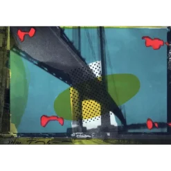 SOULIÉ Tony - Lithographie originale " Portail d'Or " 31x47cm - 2016