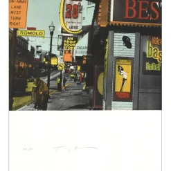SOULIÉ Tony - Lithographie originale " Twentie's " 90x76cm