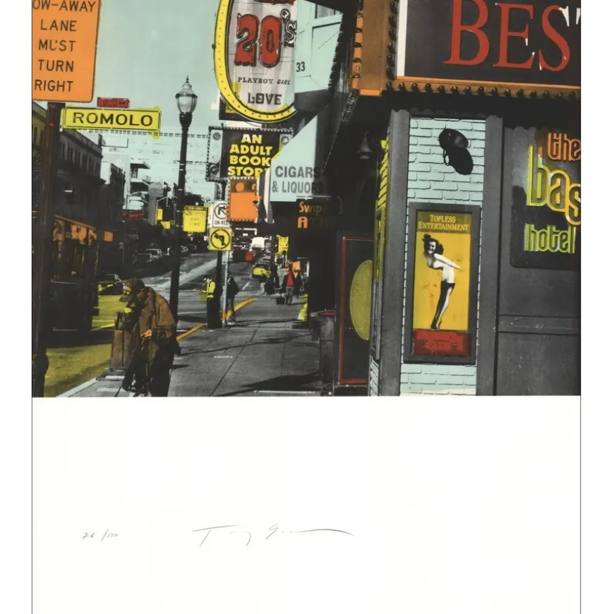SOULIÉ Tony - Lithographie originale " Twentie's " 90x76cm