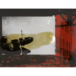 SOULIÉ Tony - Lithographie originale " Cigarette " 56x76cm