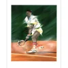 SPAHN Victor - Lithographie originale " Le joueur de tennis" 76x56cm