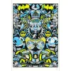 Speedy Graphito - HPM Acrylique et sérigraphie (unique) "Urban Love" 78x49cm - 2017