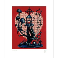 Speedy Graphito - Sérigraphie originale "Love" 45x36cm - 2020