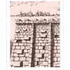 SPIRO Georges - Lithographie "Le mur" 32x25cm - 1971