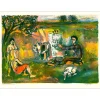 SPITZER Walter - Lithographie originale "Le peintre" 48x65cm