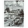 SPITZER Walter - Lithographie "Rome" 32x25cm - 1971