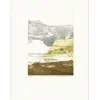 TERCINET LEVIN Nicole - Gravure originale "Les monts de la pluie" 38x28cm - 1986