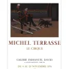 TERRASSE Michel - Lithographie "Exposition Galerie Emmanuel David, Paris" 72x54cm - 1976