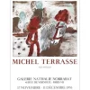 TERRASSE Michel - Lithographie "Exposition Galerie Nathalie Dorrabat, Paris" 65x48cm - 1976