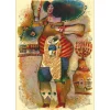 TOBIASSE Théo - Lithographie / Gravure au carborundum "Rachel" 105x72cm