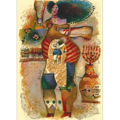TOBIASSE Théo - Lithographie / Gravure au carborundum "Rachel" 105x72cm