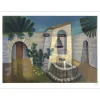 TOFFOLI Louis - Lithographie originale "Auberge au Pérou" 56x76cm - 1996