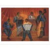 TOFFOLI Louis - Lithographie originale "Le bal musette" 56x76cm - 1989