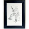 TOFFOLI Louis - Lithographie "Le tailleur de pierre" 30x21cm