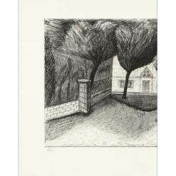 TOPOR Abram - Lithographie originale "La promenade" 31x39cm