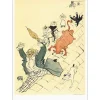 TOULOUSE-LAUTREC Henri - Lithographie "Promenade de la vache enragée" 75x54cm - 1974 - Mourlot