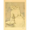 TOULOUSE-LAUTREC Henri - Lithographie "La Toilette" 76x54cm