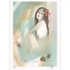VALADIÉ Jean-Baptiste - Lithographie originale "Ève polynésienne" 55x39cm