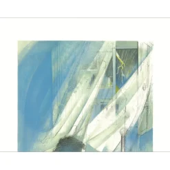 VALADIÉ Jean-Baptiste - Lithographie originale "L'orage" - 74x52cm - 1976