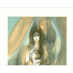 VALADIÉ Jean-Baptiste - Lithographie originale "Misogynie à part" - 74x52cm - 1976