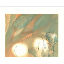 VALADIÉ Jean-Baptiste - Lithographie originale "Vénus callipyge" - 74x52cm - 1976