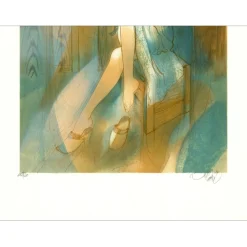 VALADIÉ Jean-Baptiste - Lithographie originale "Brave Margot" - 74x52cm - 1976