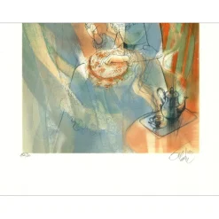VALADIÉ Jean-Baptiste - Lithographie originale "Penelope" - 74x52cm - 1976