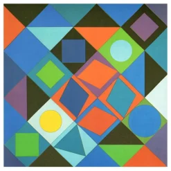 VASARELY Victor - Catalogue, ouvrage  " Musée Vasarely, Gordes/Vaucluse  "