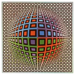 VASARELY Victor - Catalogue, ouvrage  " Musée Vasarely, Gordes/Vaucluse  "