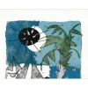 VENARD Claude - Lithographie originale "Bord de mer" - 75x53cm