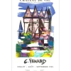 VENARD Claude - Lithographie originale "Château de Val" - 88x56cm - 1996