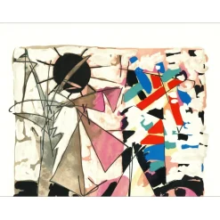 VENARD Claude - Lithographie originale "Voilier" - 74x52cm
